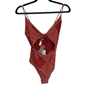NWT Bond-Eye Australia Calexico Beau Reversible One Piece in Chilli Red - Size S